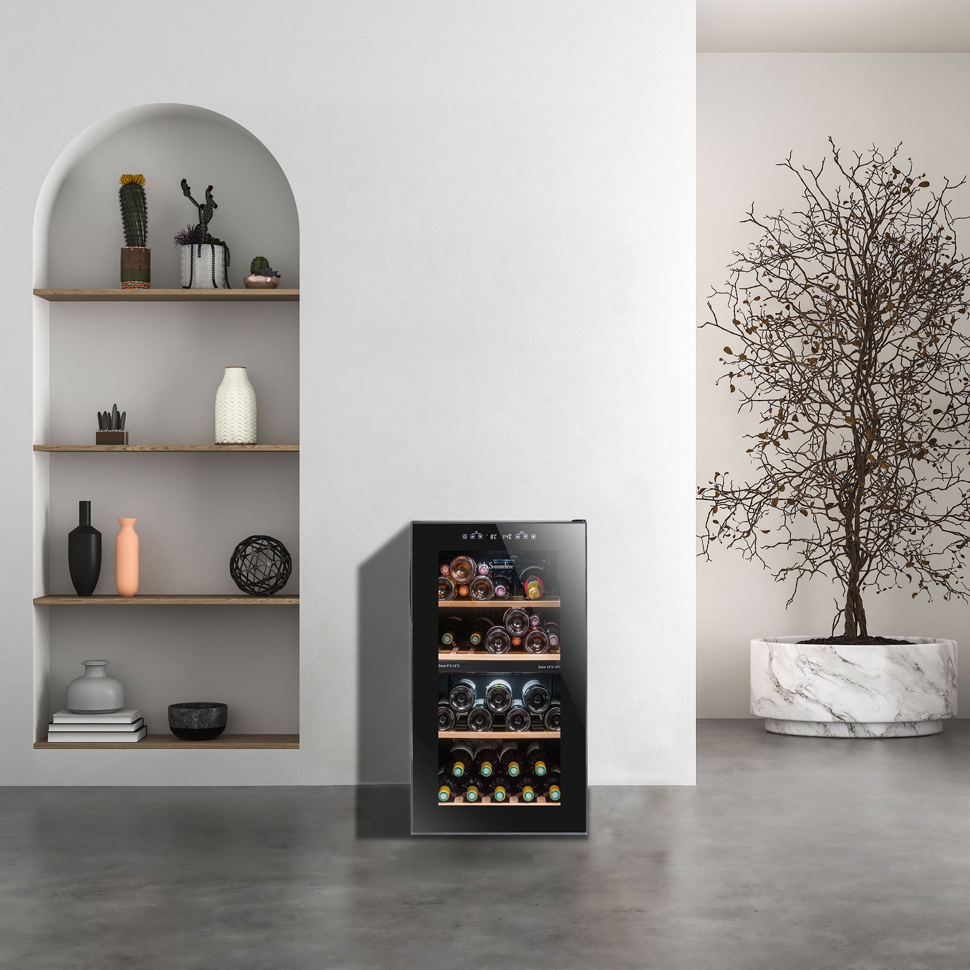 Hladnjak za vino LaSommeliere LS51.2ZBLACK