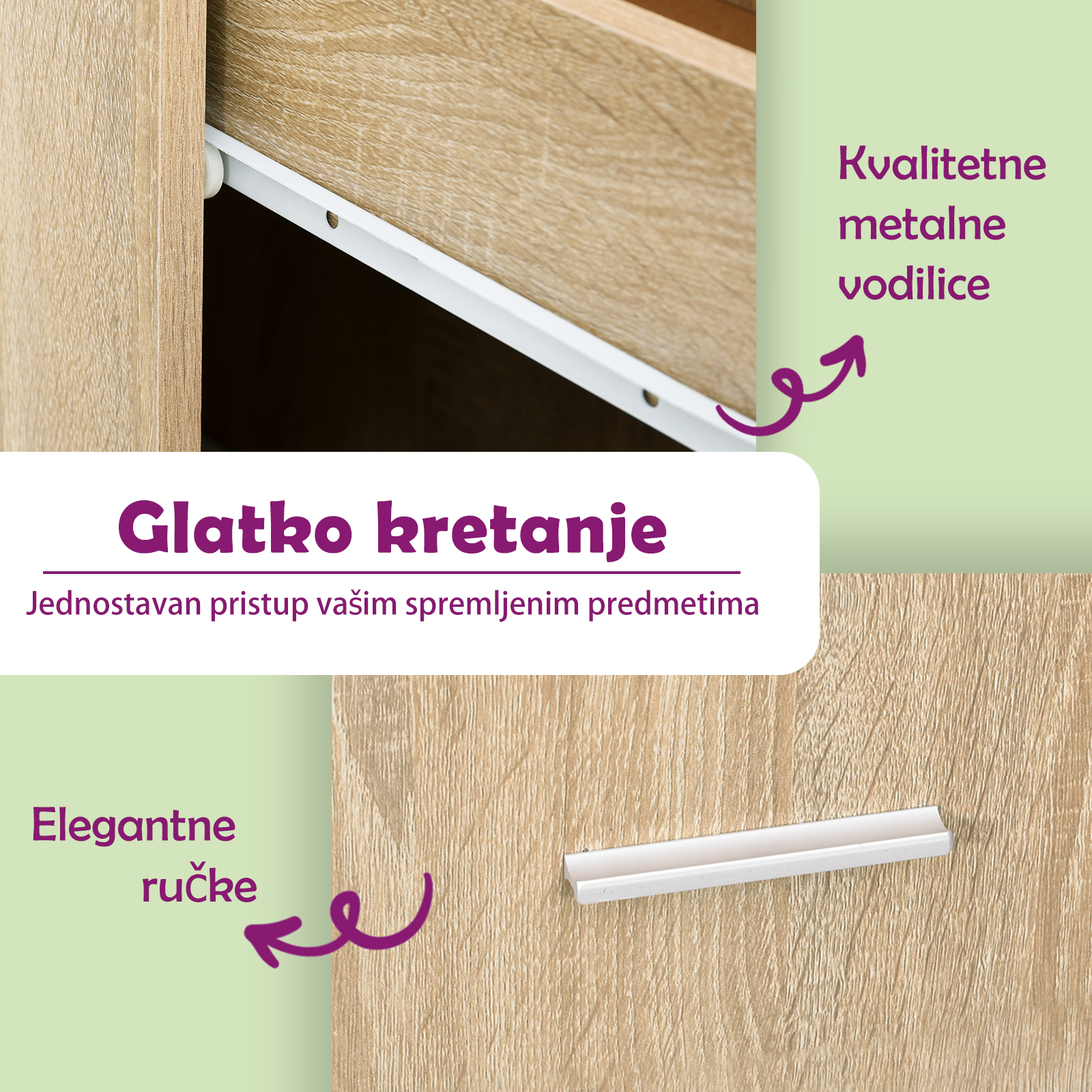 Toaletni stolić LED boja hrasta sonome 86,5 x 35 x 136 cm