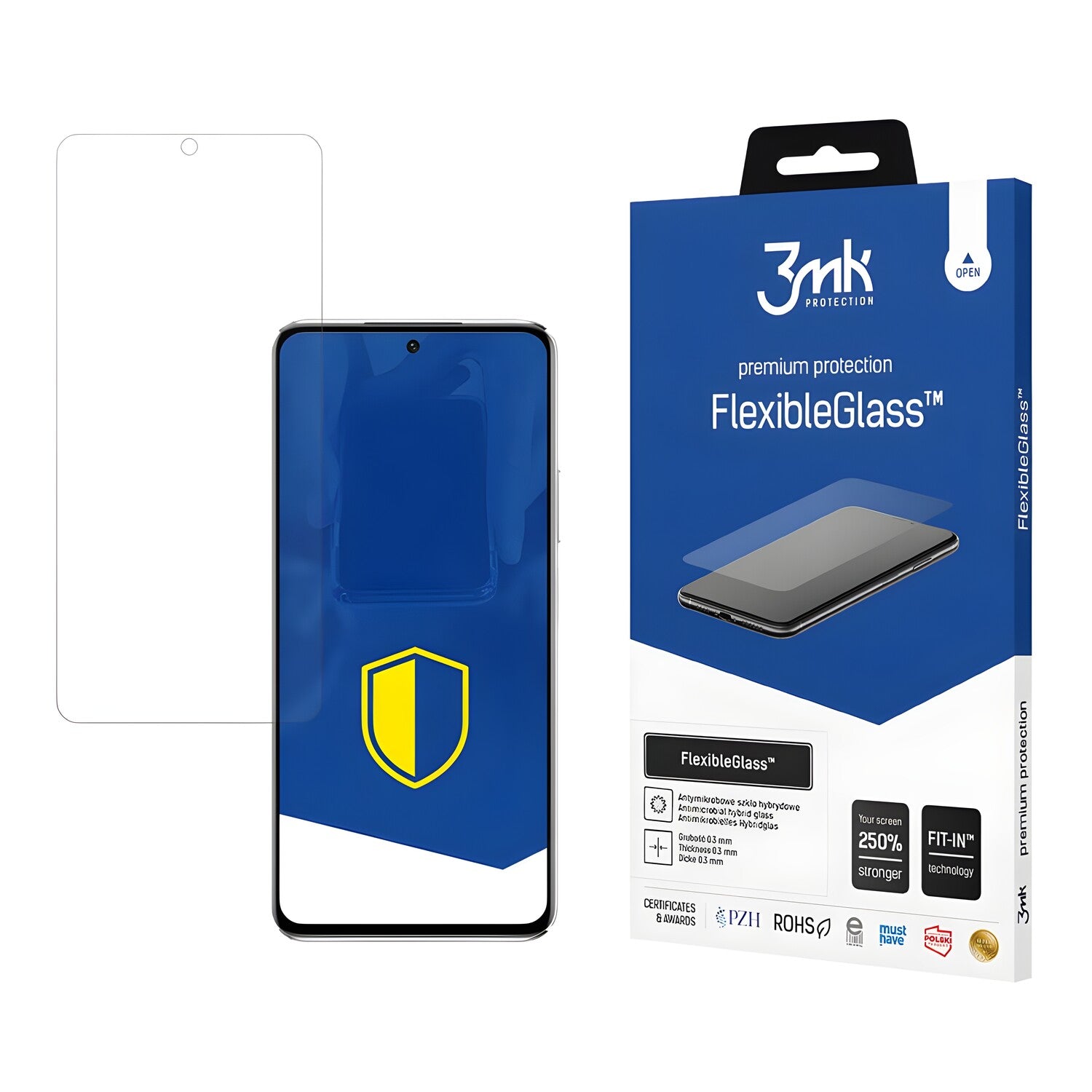 Zaštitno hibridno staklo 3mk FlexibleGlass za Huawei Nova 10 SE - Prozirna KP22673