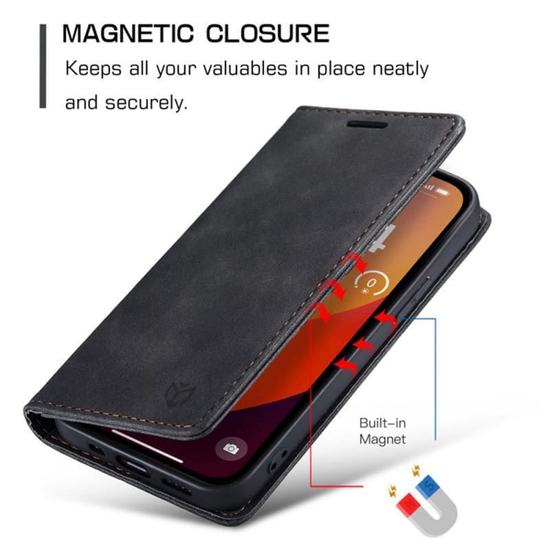 Techsuit Confy Cover preklopna futrola za Honor Magic7 Lite / X9c – crna