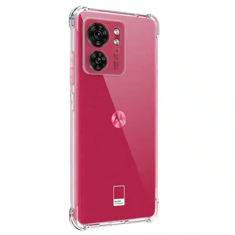 Techsuit Shockproof Clear Silicone prozirna maskica otporna na udarce za Motorola Edge 40 / Edge (2023)