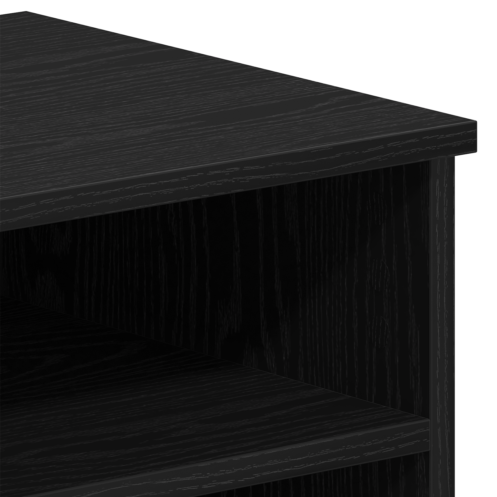 TV ormar 2 pcs Crni hrast 80 x 35 x 36,5 cm Konstruirano drvo