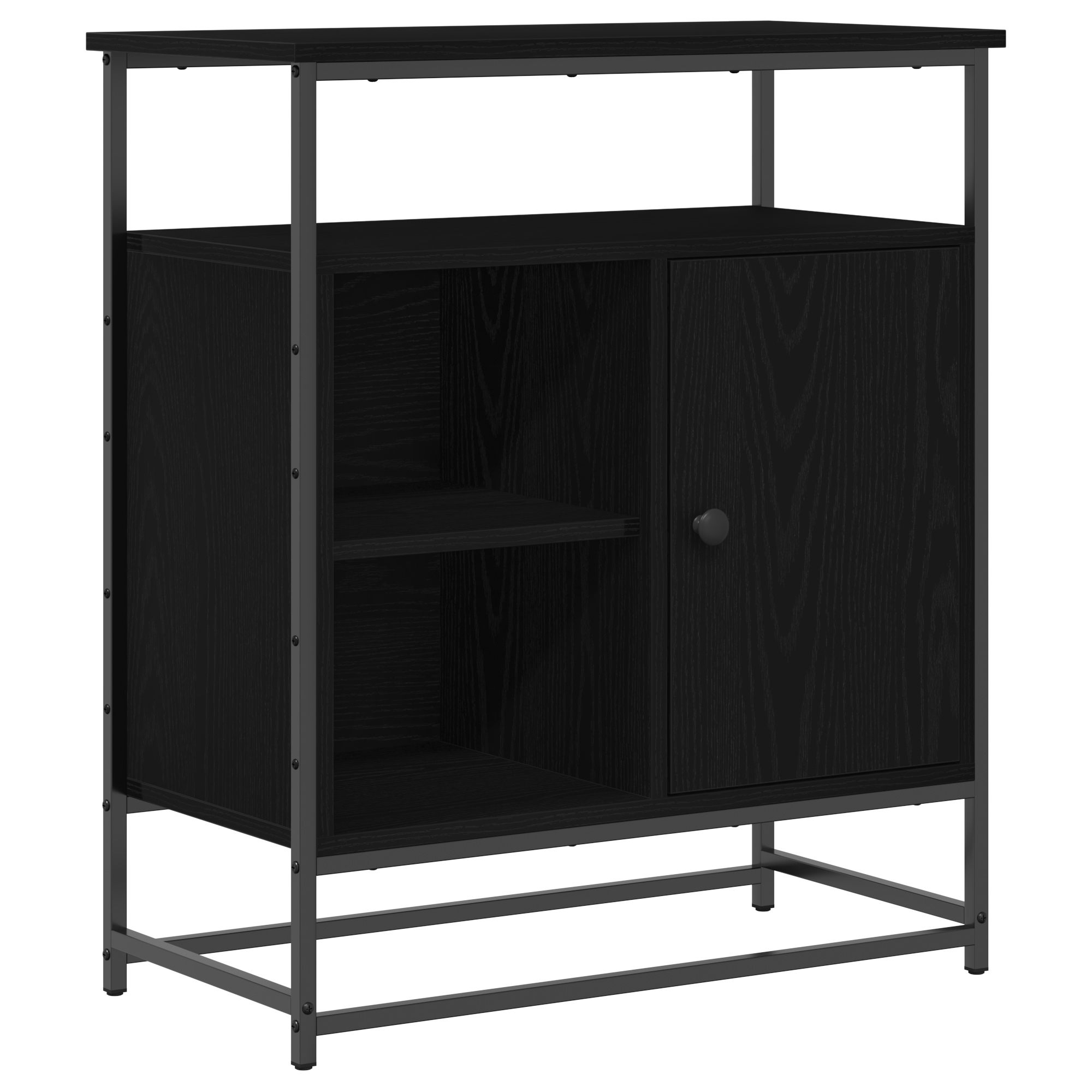 Kreveta Crni hrast 69 x 35 x 80 cm Konstruirano drvo