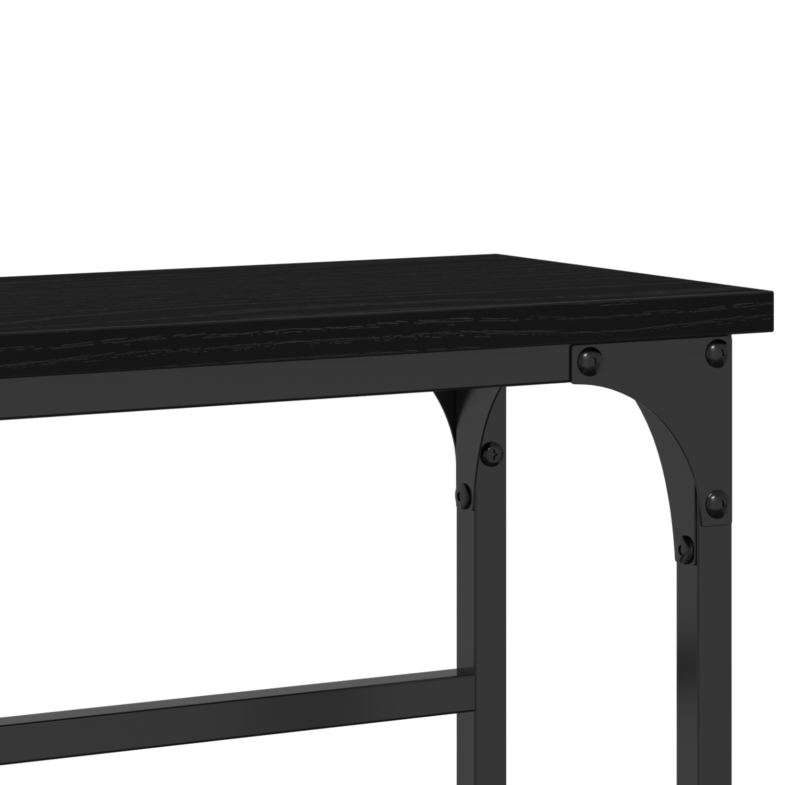 Konzolna stolica Crni hrast 75 x 19,5 x 75 cm Konstruirano drvo
