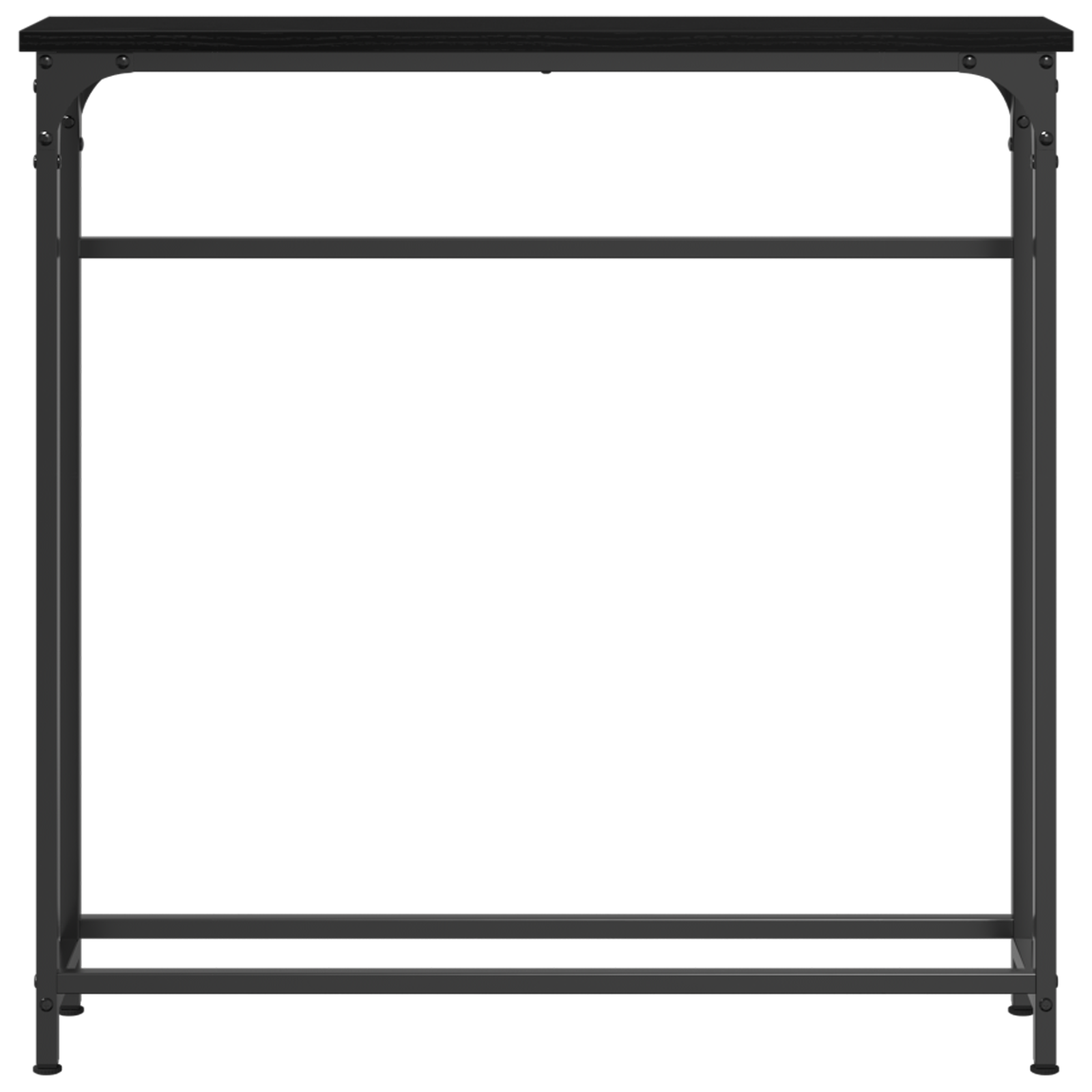 Konzolna stolica Crni hrast 75 x 19,5 x 75 cm Konstruirano drvo