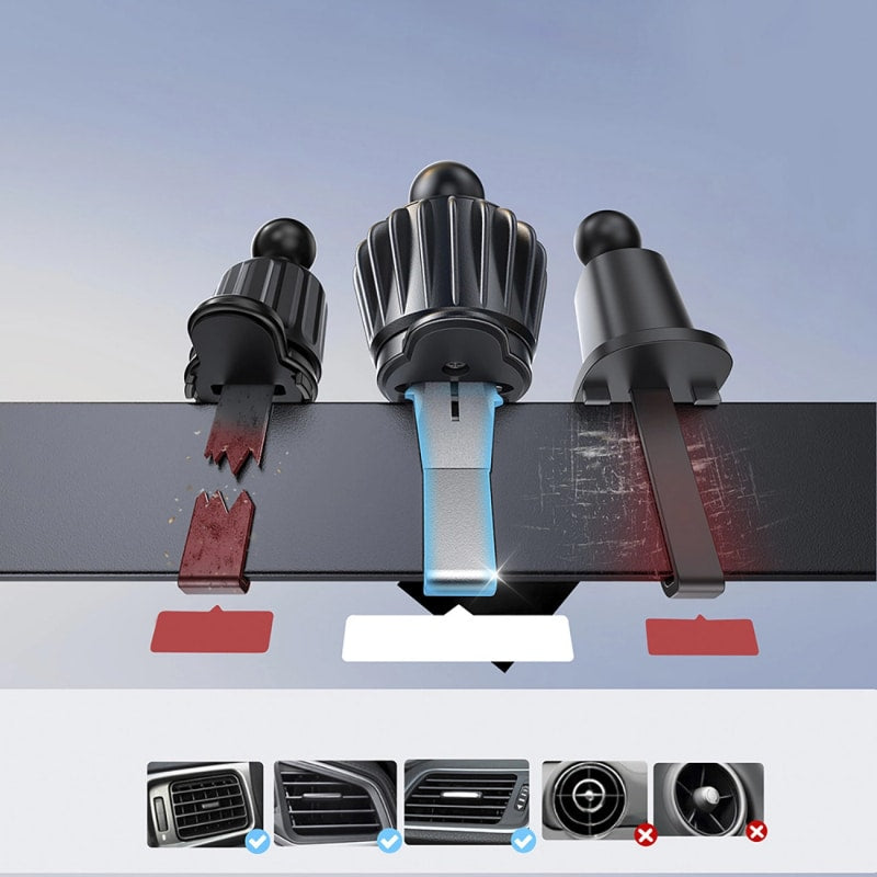 Bežični auto punjač Joyroom JR-ZS409 15W 1.67A crni