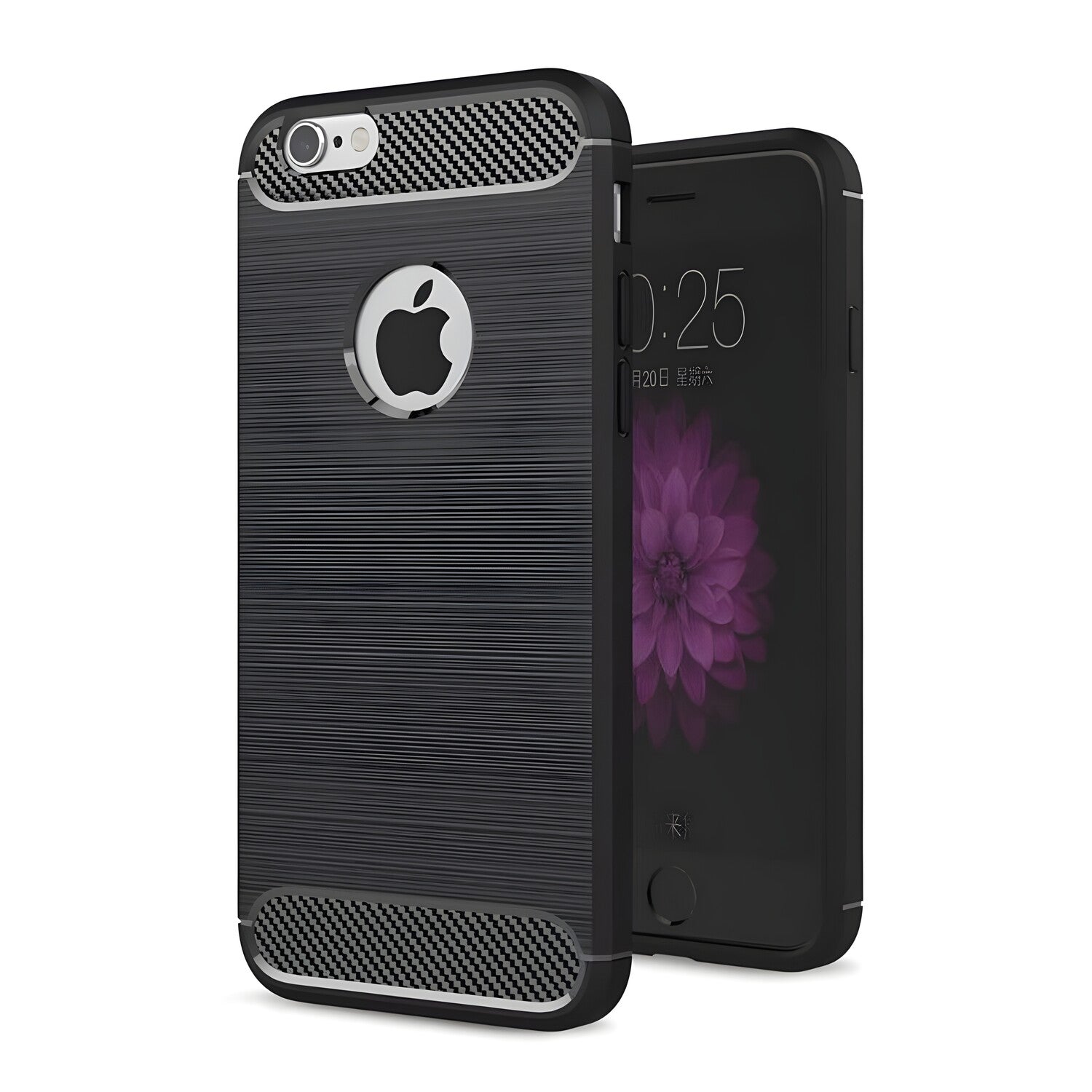 Futrola Carbon Shield TPU za Apple iPhone 5/iPhone 5s/iPhone SE/iPhone 5c - Crna KP29530