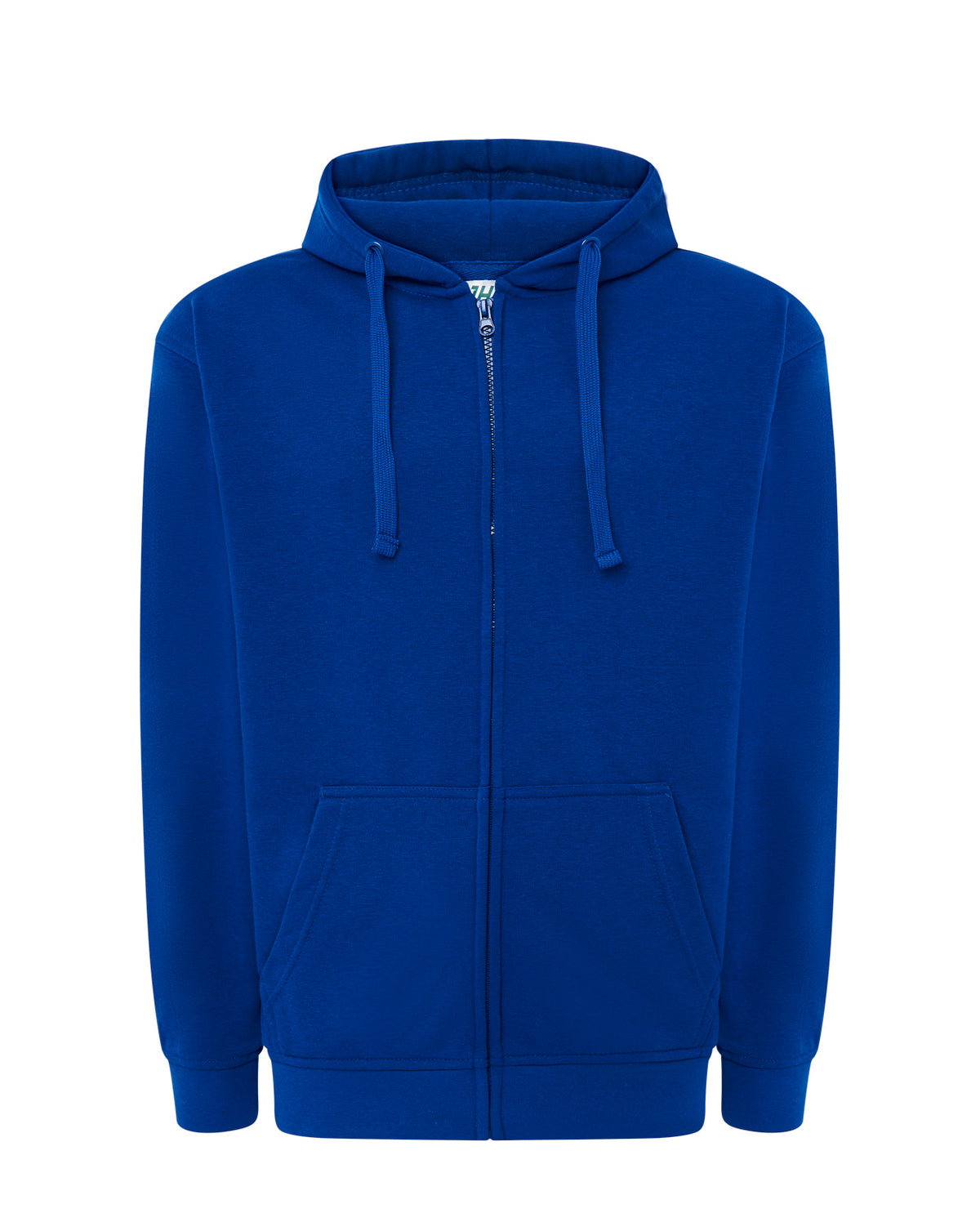 Majica s kapuljačom i zatvaračem, unisex, royal plava,