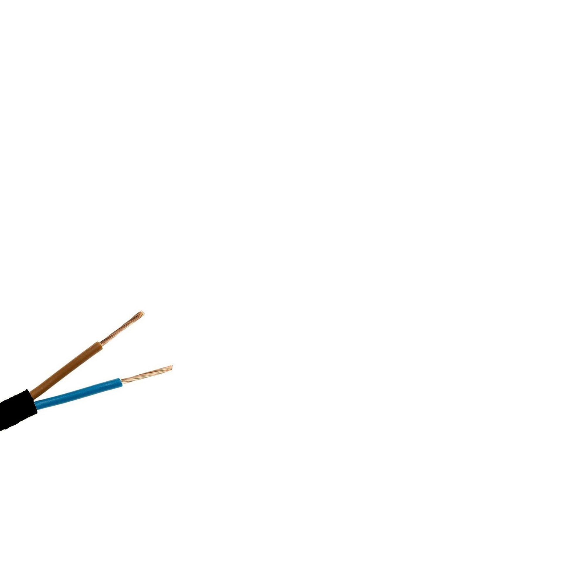 Kabel PP/L 2x0,75 crni (H03VVF)