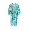 Kaftan Leaf Print Tirkizna