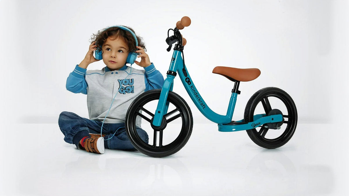 Kinderkraft balans bicikl Space - Deep Blue