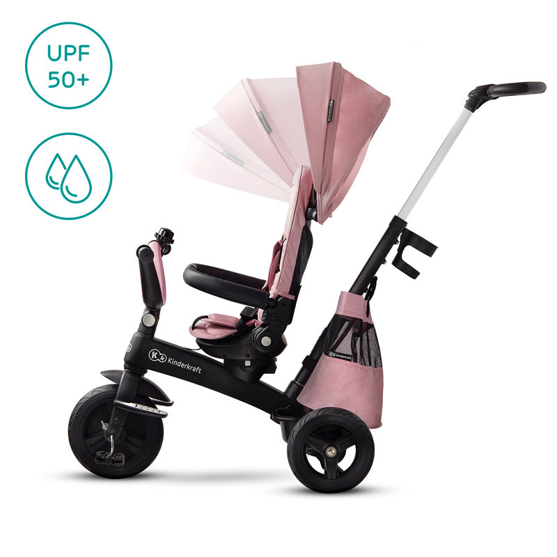Kinderkraft Tricikl EASYTWIST roza
