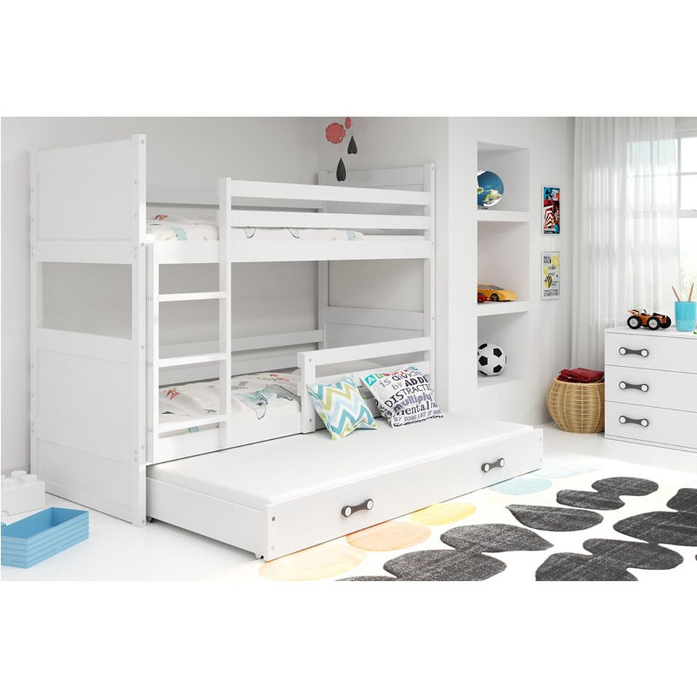 Krevet BMS Rico na kat za 3 osobe 200x90 cm, BIA