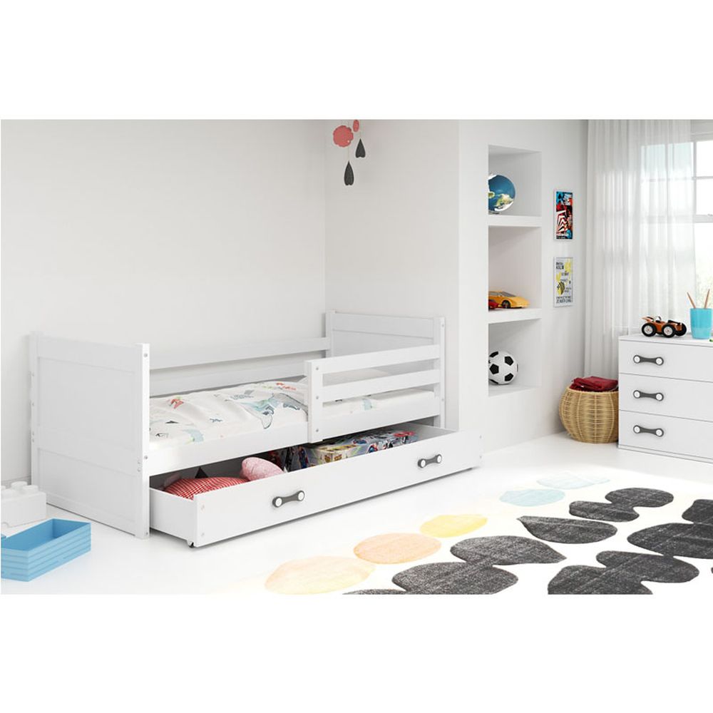 Krevet BMS Rico + ladica 190x80 cm, BIA bijela