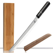 Kuhinjski nož SA-21787 za Sushi - Tamno smeđa / Crna KP21787