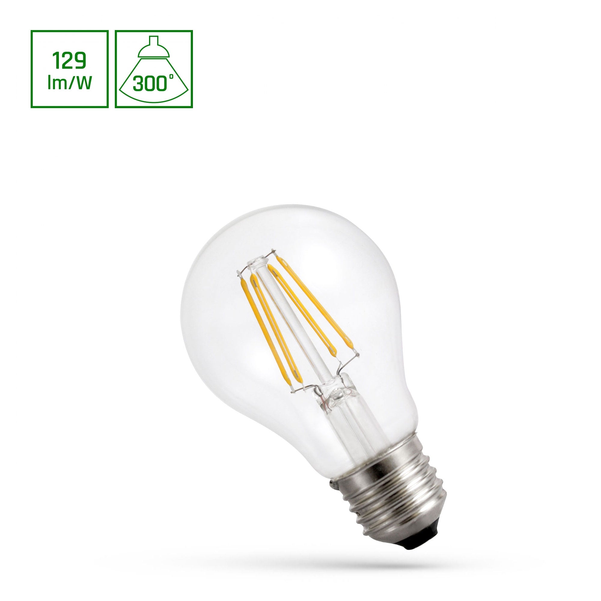 LED E-27  8.5W A60 2700K Spectrumled Filemant