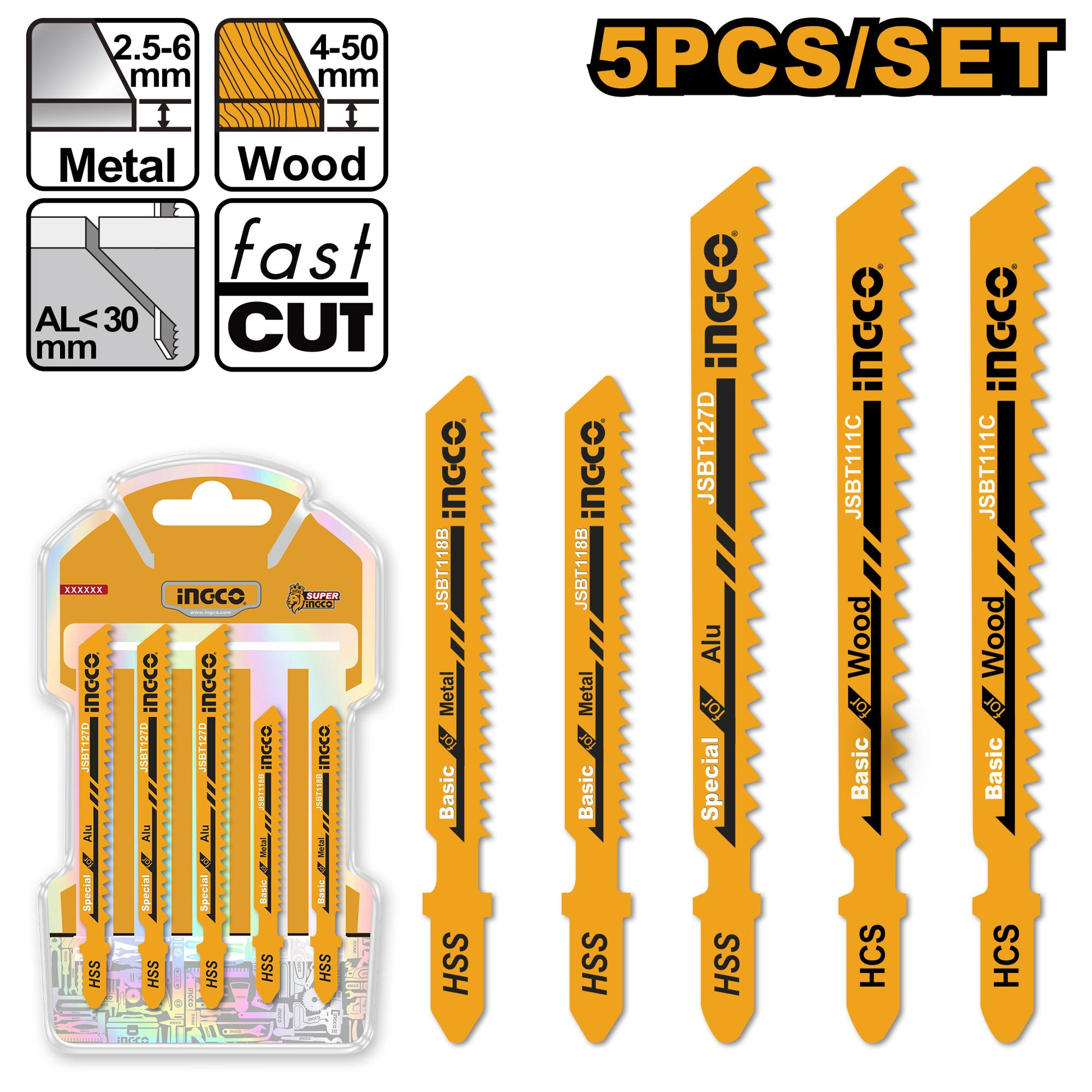 List ubodne pile set AKJ0051
