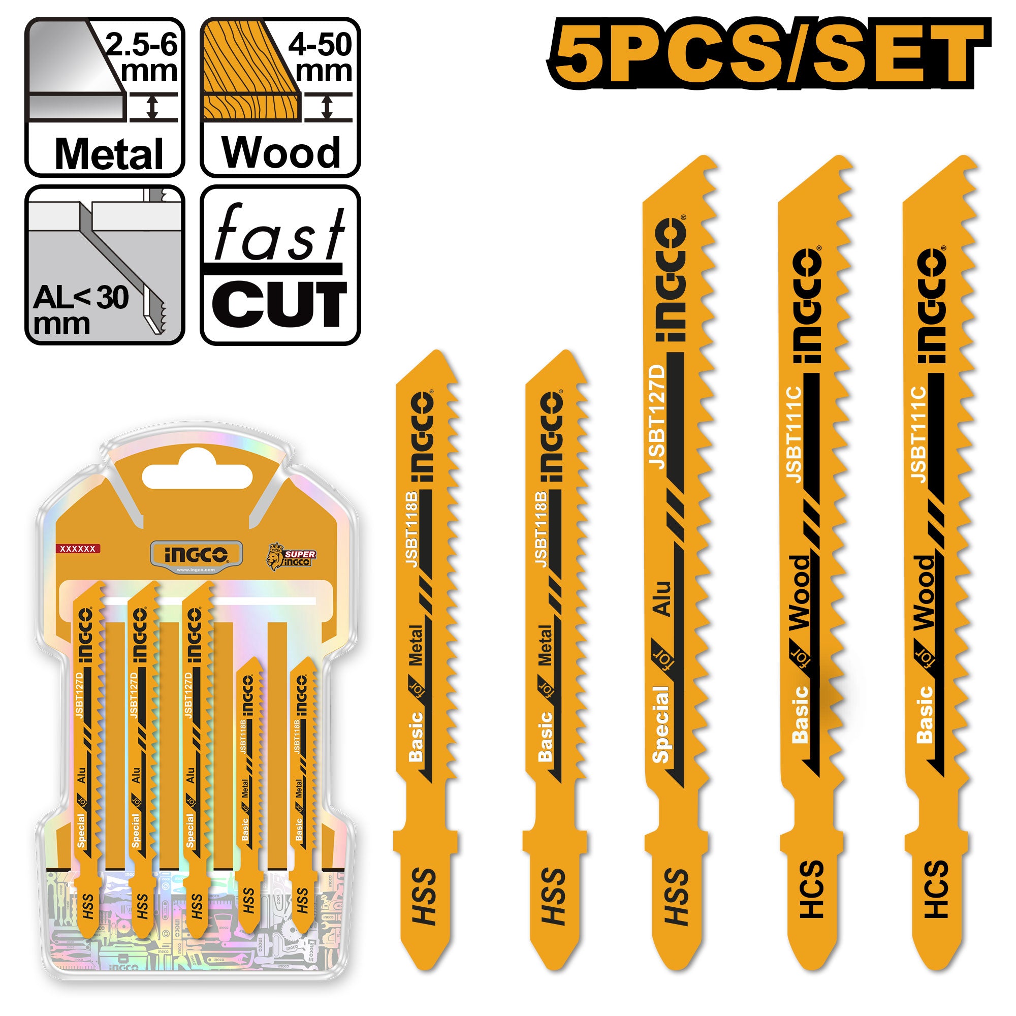 List ubodne pile set AKJ0051