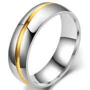 Muški Prsten LO-17383 - Srebrna / Zlatna / 62mm KP17383