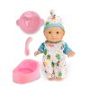 Lutka Cute Baby – Realistična beba s priborom za igru Roza