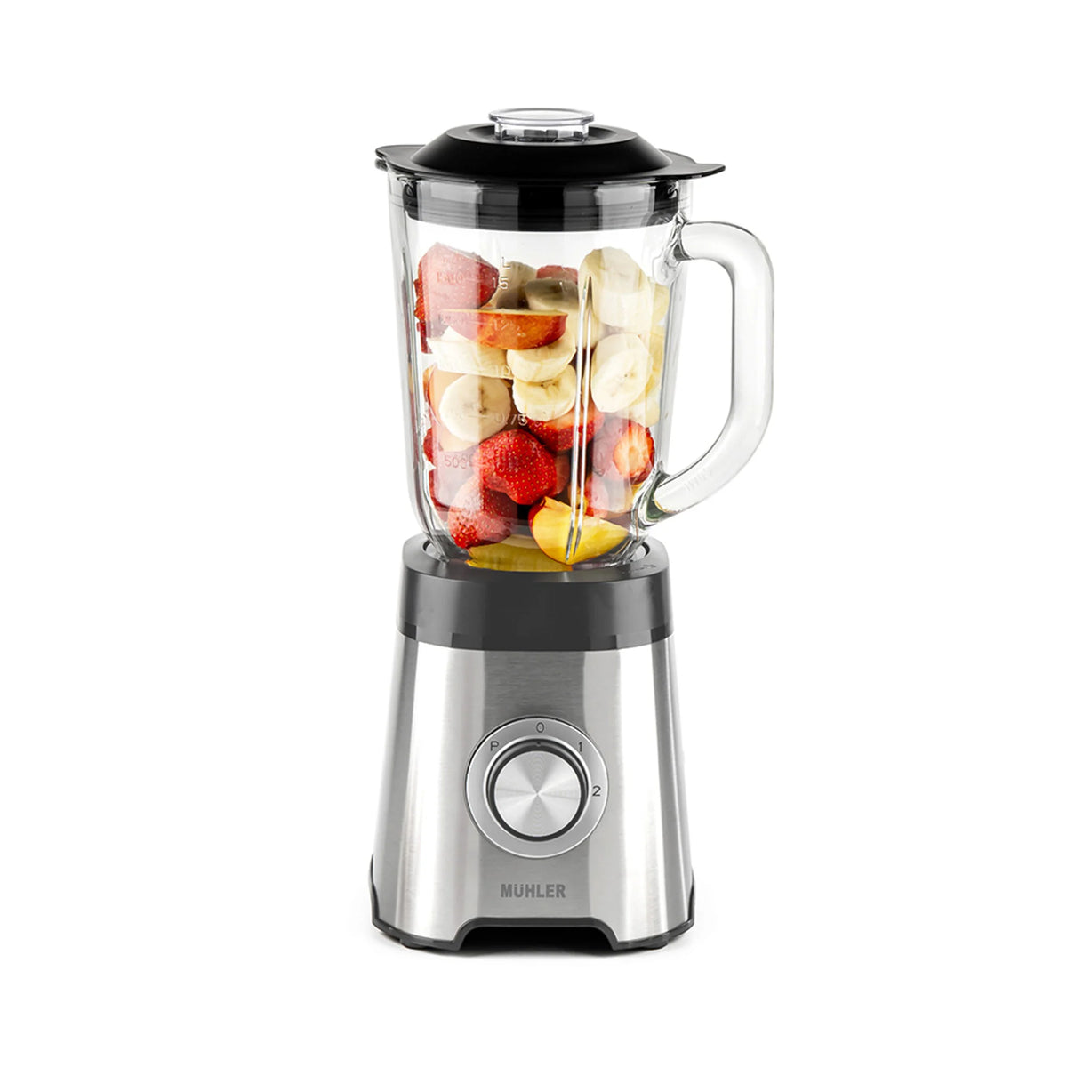 Električni blender Muhler MB-555SG, 500W, 1.5L, staklena posuda
