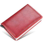 MINI WALLET Izmael KA-25551 - Bordo KP25551