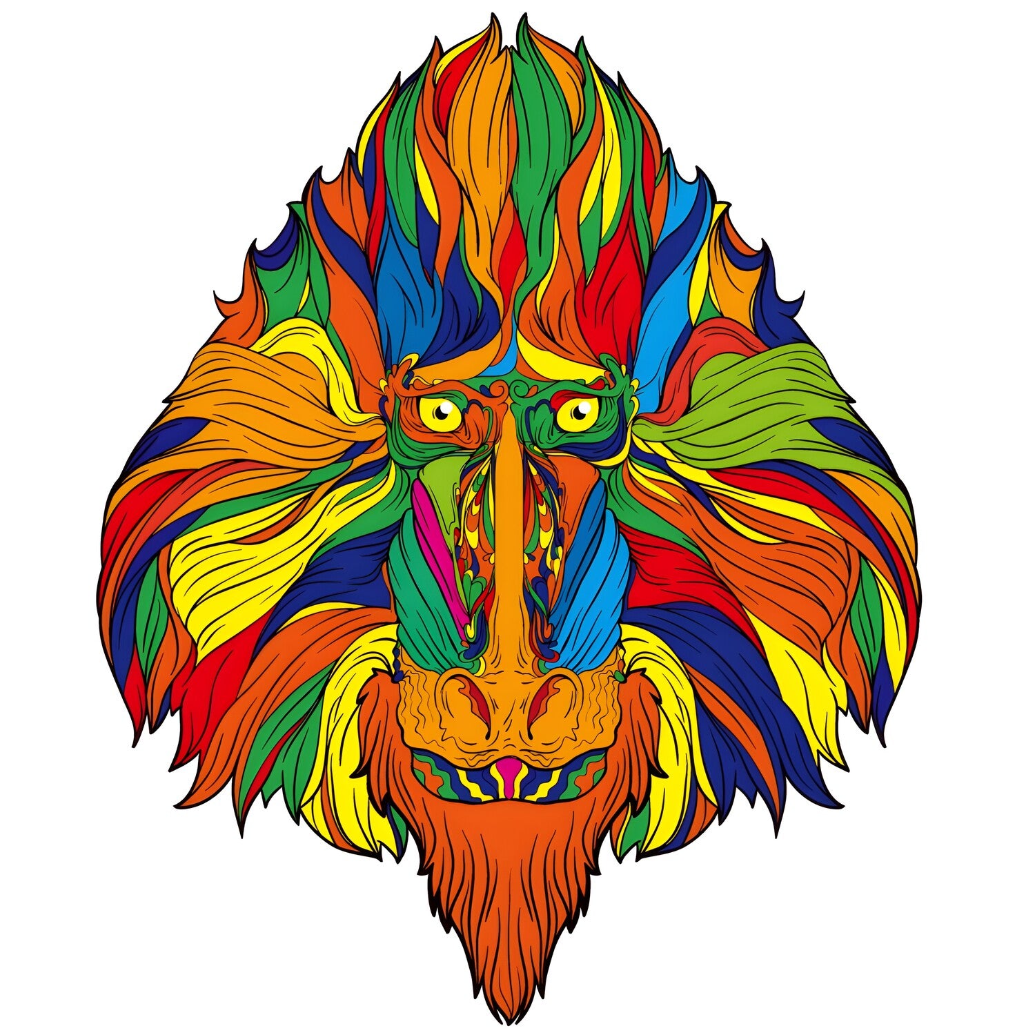 Drvene puzzle -Monkey/ M KP21958