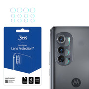 4x Staklo za kameru 3mk za Motorola Edge 2022 - Prozirna KP22717