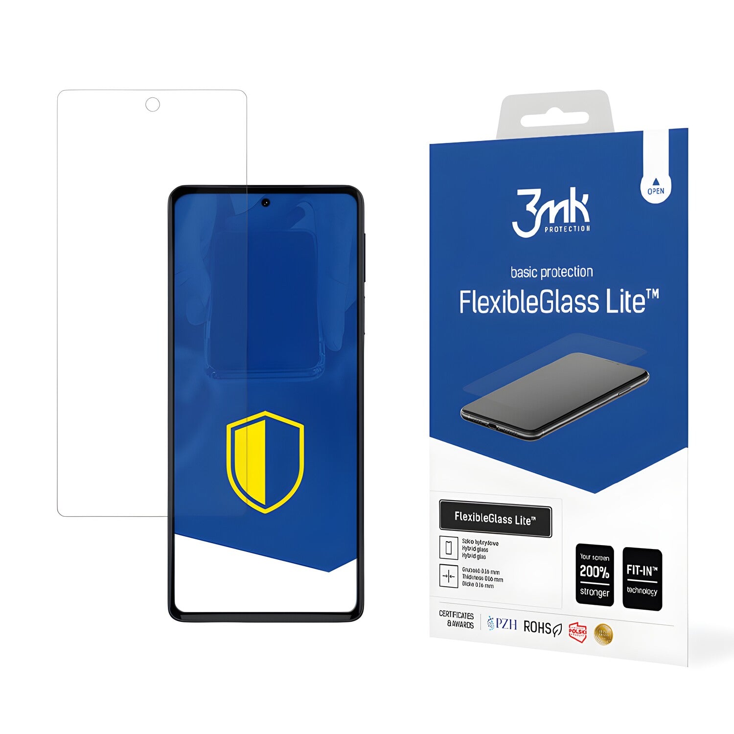 FlexibleGlass Lite™ zaštitno staklo za Motorola Edge 30 Pro - Prozirna KP26364