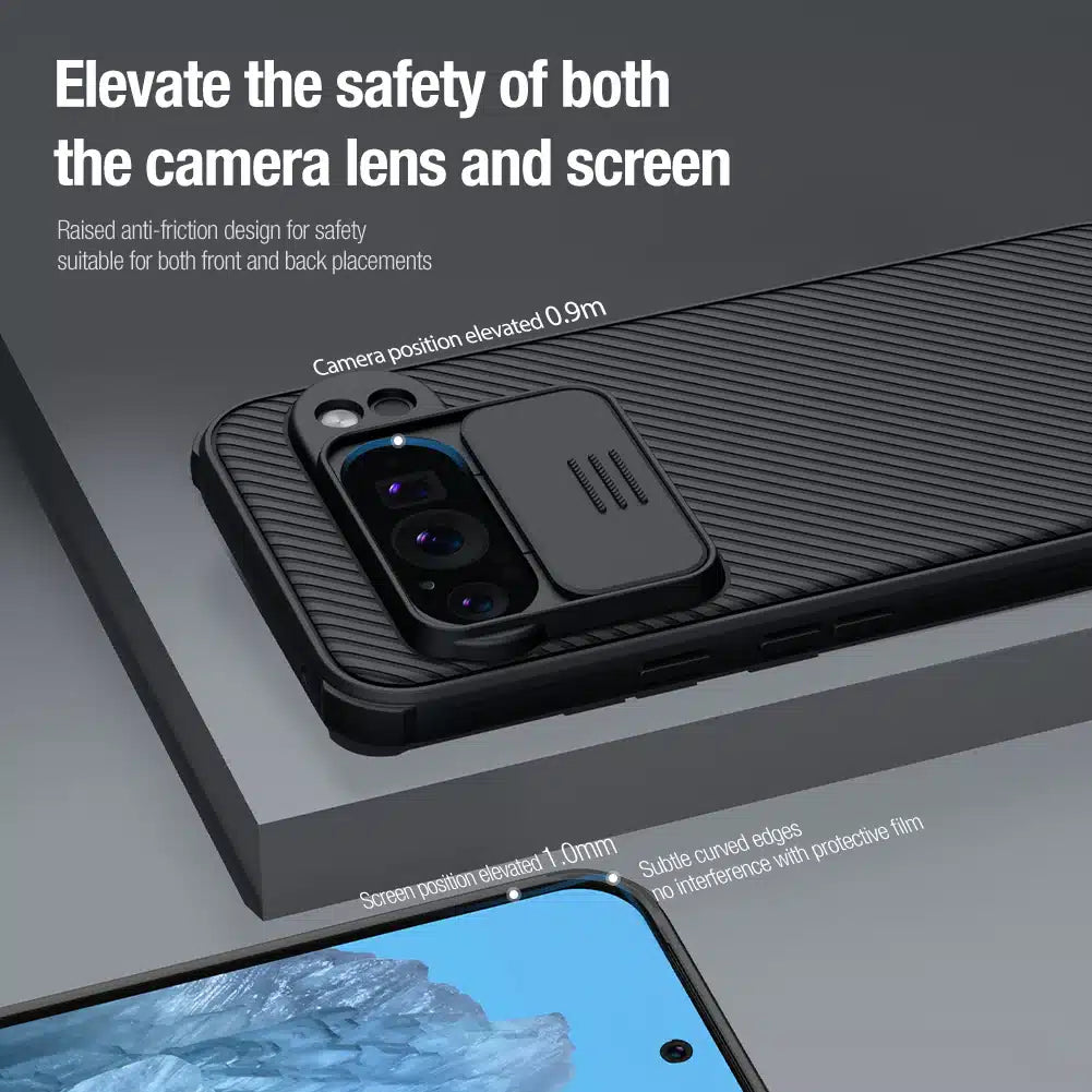 Nillkin – CamShield Pro maska za Google Pixel 9 Pro – crna