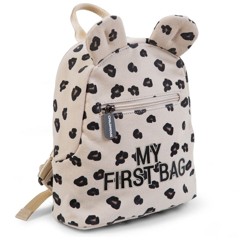 Childhome Ruksak My First bag, Canvas Leopard