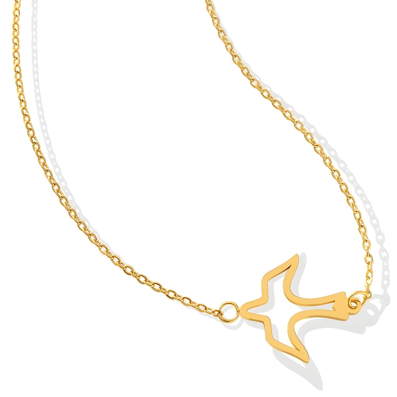Ogrlica Gold Bird - Zlatna KP21075