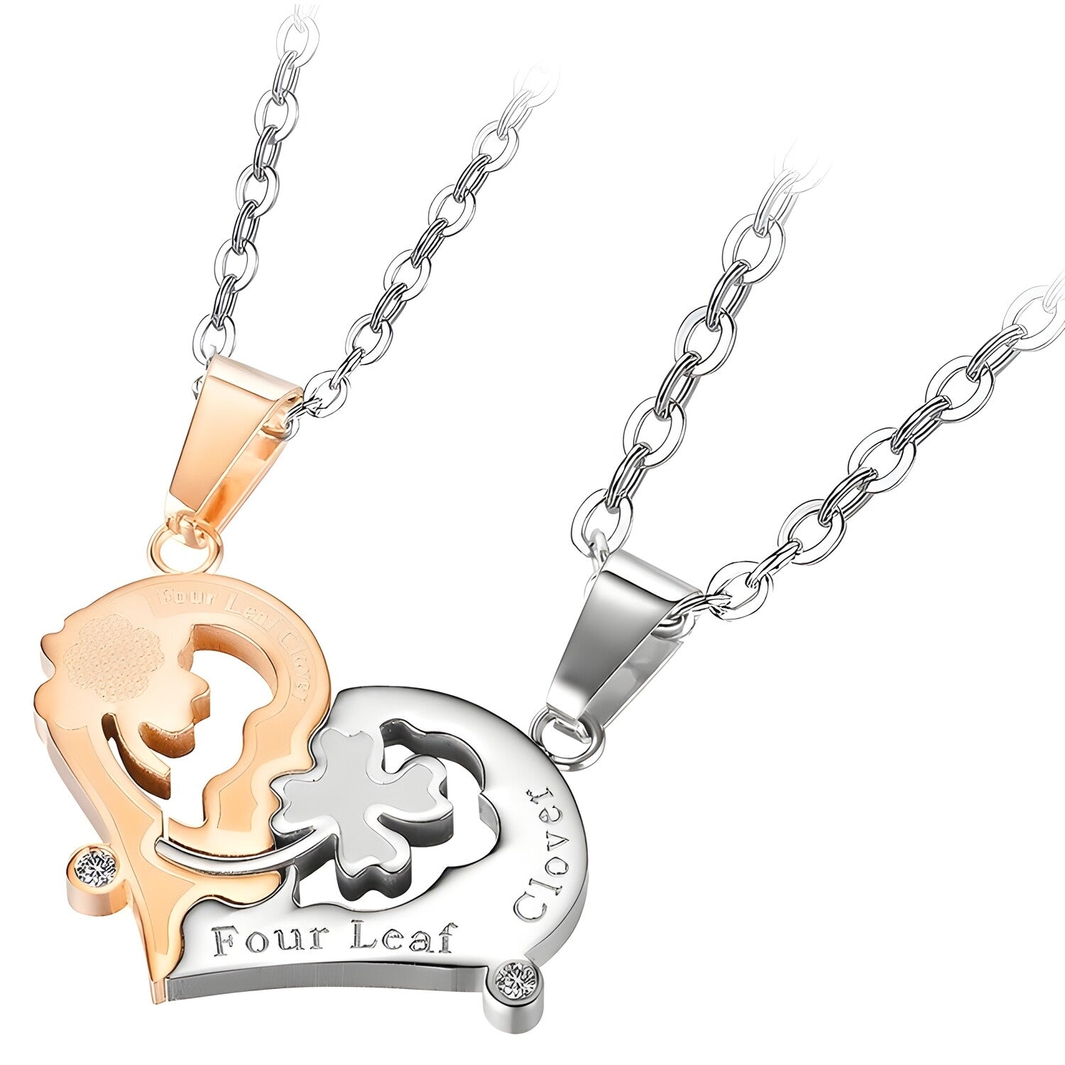 Ogrlice Four Leaf Clover - Zlatna / Srebrna KP21665