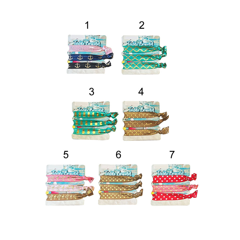 Scrunchie lastik za kosu Zlatna