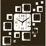 Zidni samoljepljivi sat SQ-23945 - Srebrna KP23945