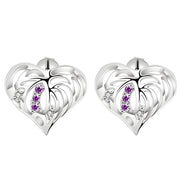Naušnice Silver Heart - Srebrna KP1238