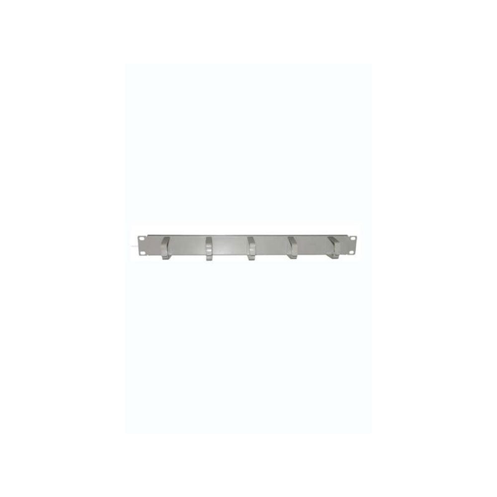 Nosač kabela 5M 1U 19" sivi