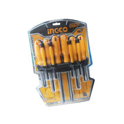 Odvijači set 10kom 6+4 precizna - HKSD1058  INGCO