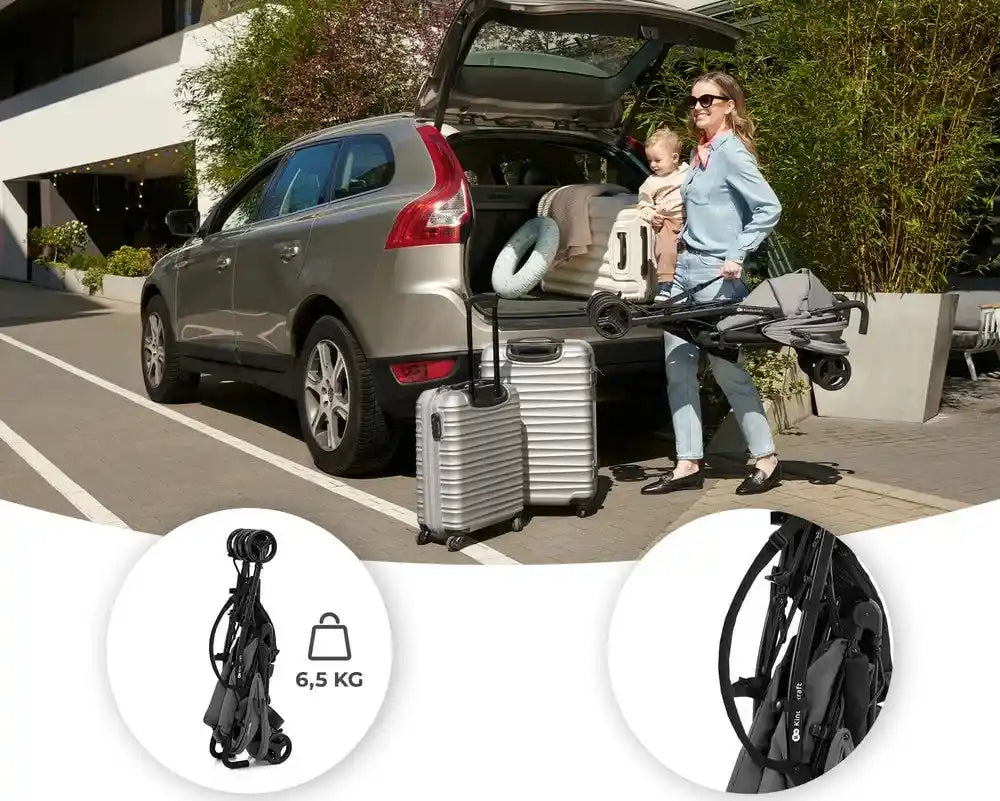 Kinderkraft Kišobran kolica TIK, Stone Grey