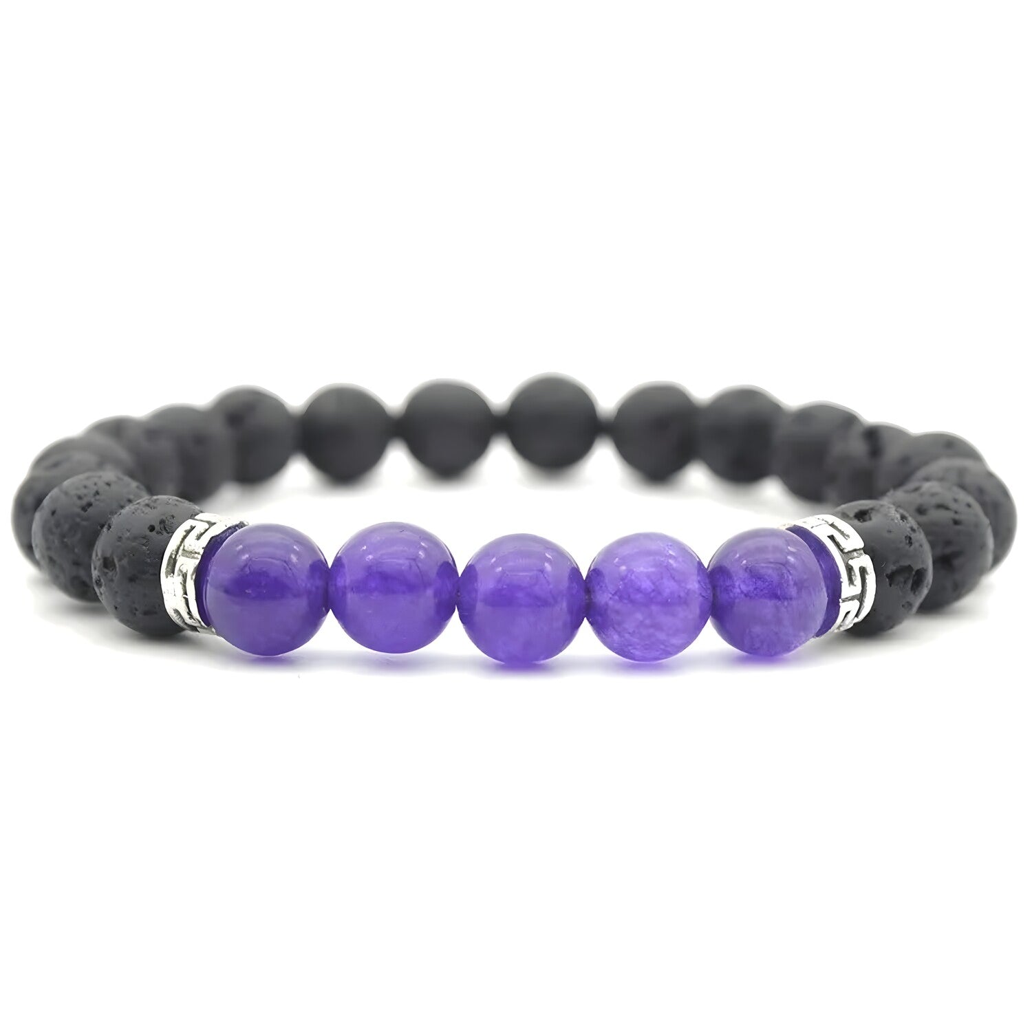 Narukvica OR-33391 - Crna/Ljubičasta KP33391