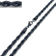 Muška Ogrlica - Crna / 60cm / 2mm KP34718