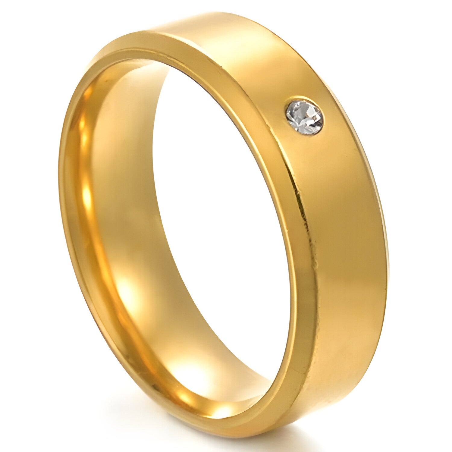 Muški Prsten NE-17460 - Zlatna / 52mm KP17460