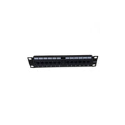 Patch panel 12port 1U 10'' UTP Cat6