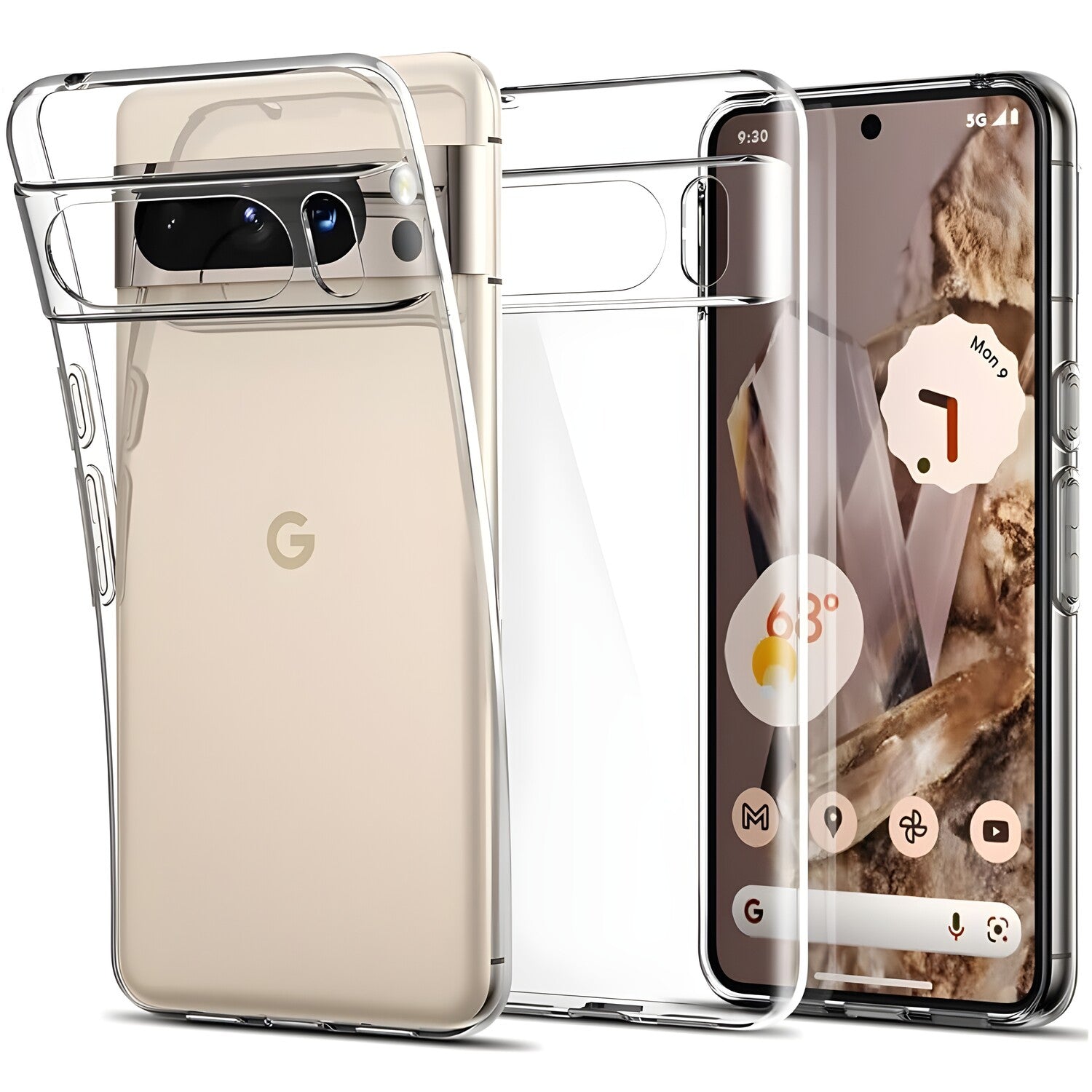 Przezračno zaštitno kućište za Google Pixel 8 - Prozirna KP29517