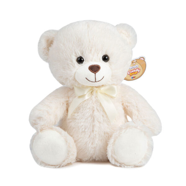 Plišani medo Cuddly Bear – nježna plišana igračka za bebe i djecu Krem