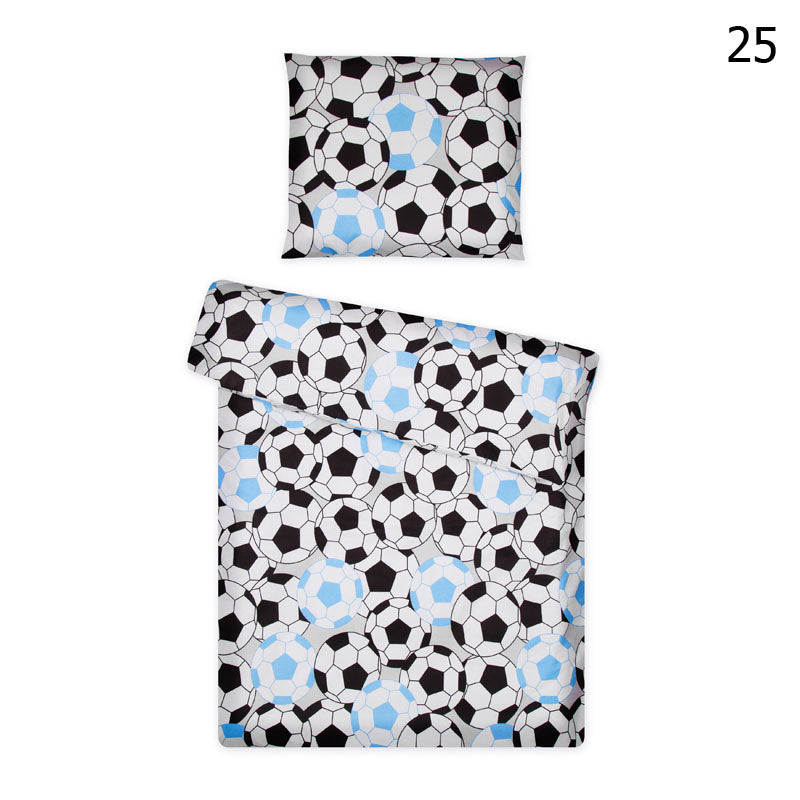 Posteljina set 2 elementa za krevet 160x80 cm uzorak-25