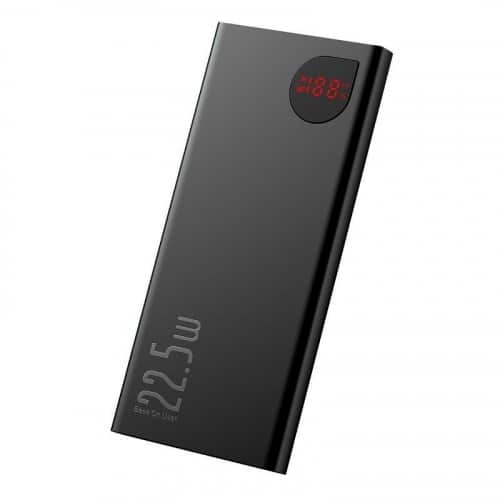 POWERBANK BASEUS ADAMAN 10000MAH METAL QC 3.0 PD HUAWEI SCP 22,5W CRNI