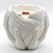 Svijeća Zagrljaj - Bijela / Trešnja KP40284