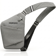 Muška Crossbody Torba HARAHU Vector - Siva KP40363