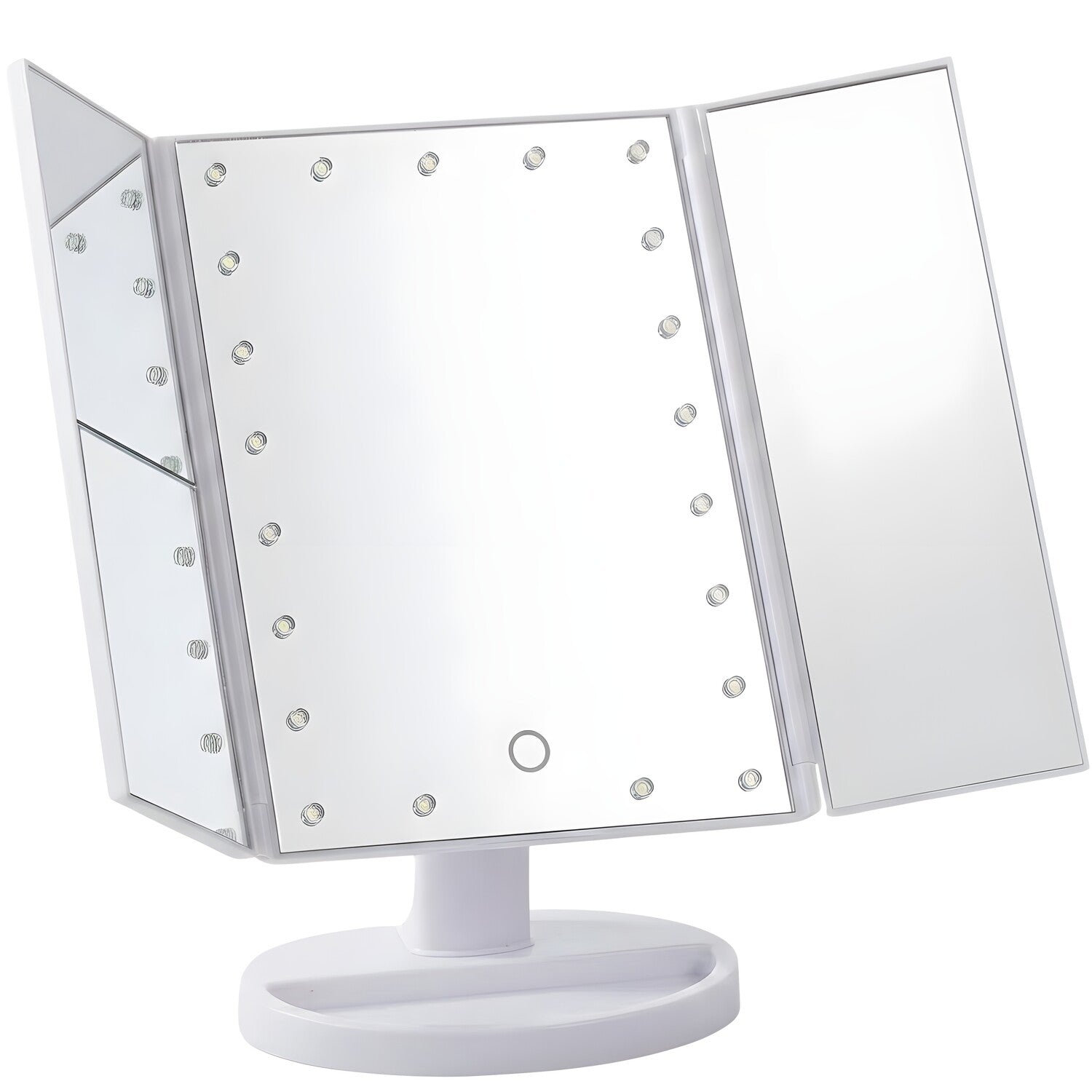 Kozmetičko LED Ogledalo s Osvjetljenjem XA - 40484 - Bijela KP40484